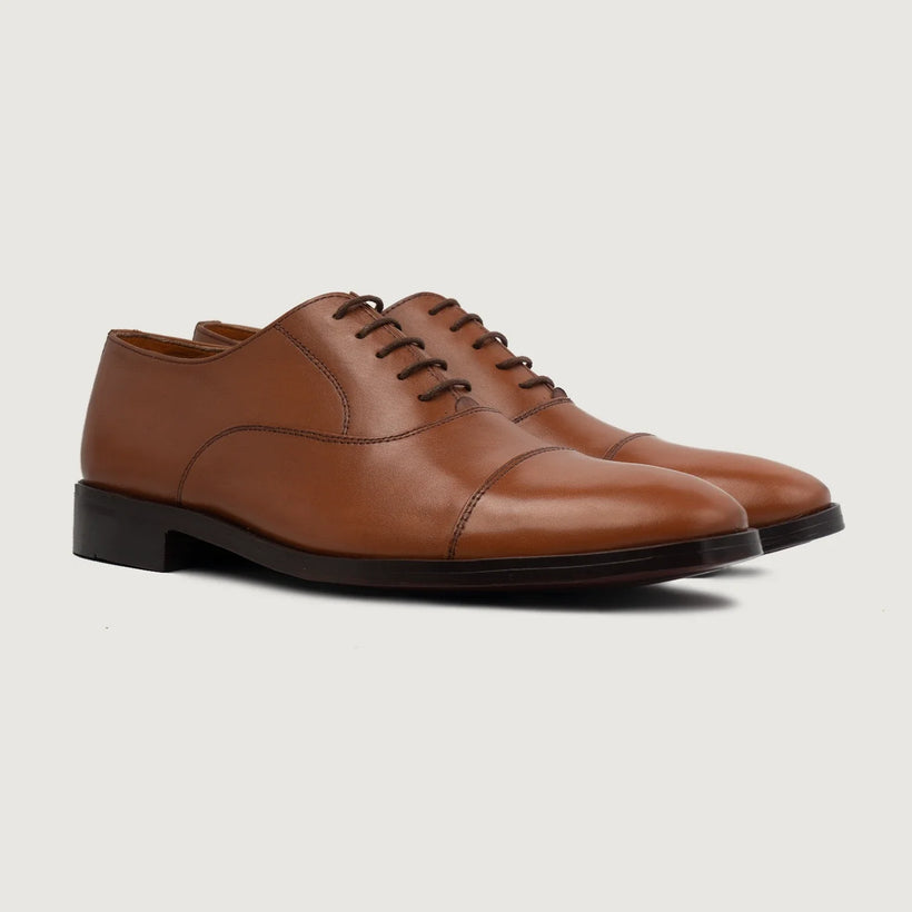 Professor Oxford ტანი Leather Shoes მამაკაცის
