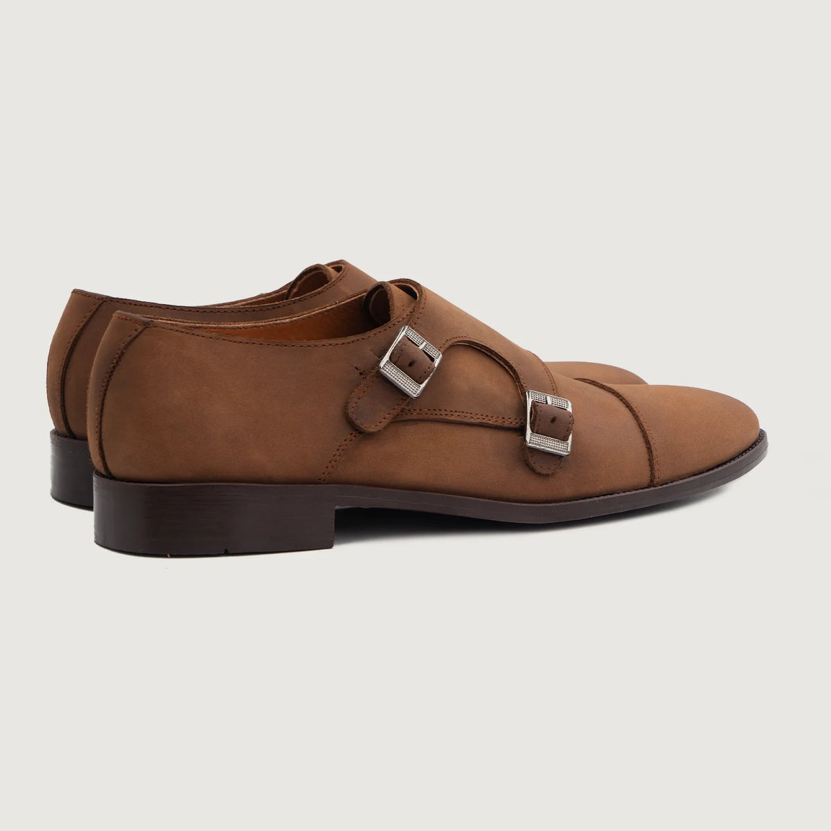 Brown Full-Grain leather Shoes - Goodyear welt კონსტრუქცია და წინა ცხვირის დეტალი