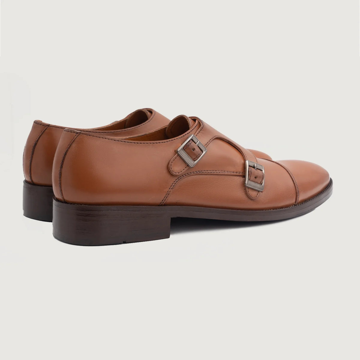 High-Traction Rubber Outsole & Lug Tread Pattern on Boston ტყავის ფეხსაცმელი ტანი ტყავის ფეხსაცმელი For Men