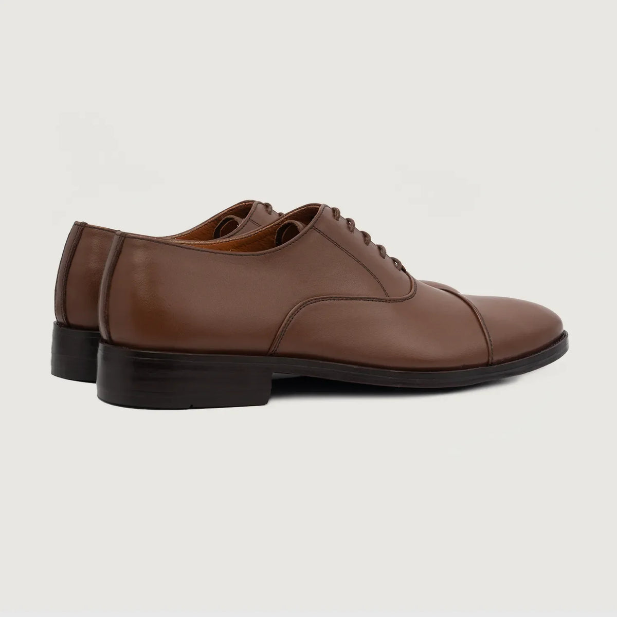 High-Traction Rubber Outsole & Lug Tread Pattern on Professor Oxford ყავისფერი ტყავის ფეხსაცმელი მამაკაცის For Men