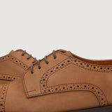 Authentic Full-Grain Leather Grain Depth & Pull-Up Patina Texture Detail
