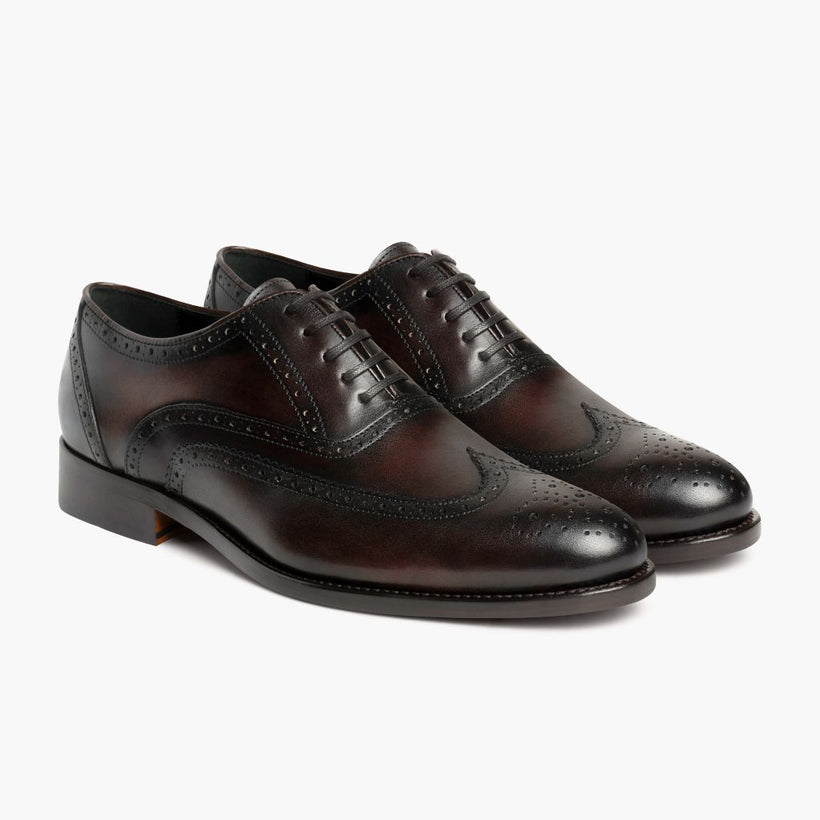 Aviator Chocolate Leather Loafers მამაკაცის