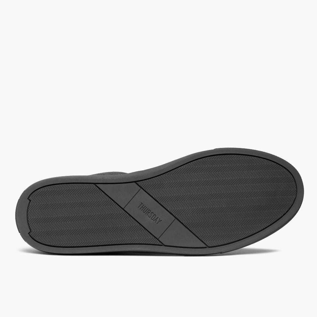 High-Traction Rubber Outsole & Lug Tread Pattern on Court Smoke ტყავის კედები მამაკაცის
