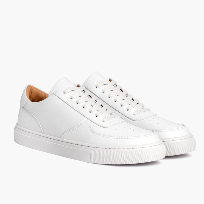 Court White Leather Sneakers ქალის