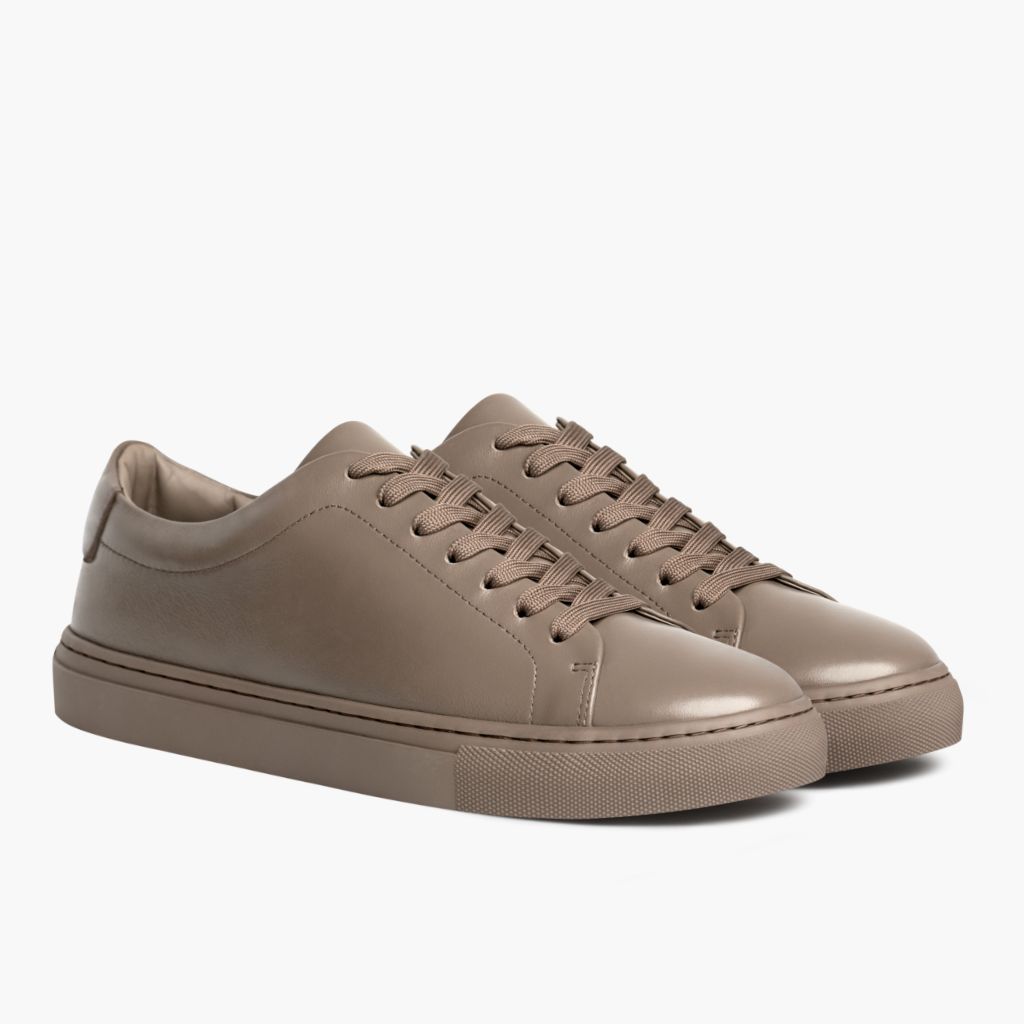 Encore Taupe ტყავის კედები მამაკაცის in Classic Full-Grain Leather - გვერდითი ხედი | შეიძინეთ ონლაინ