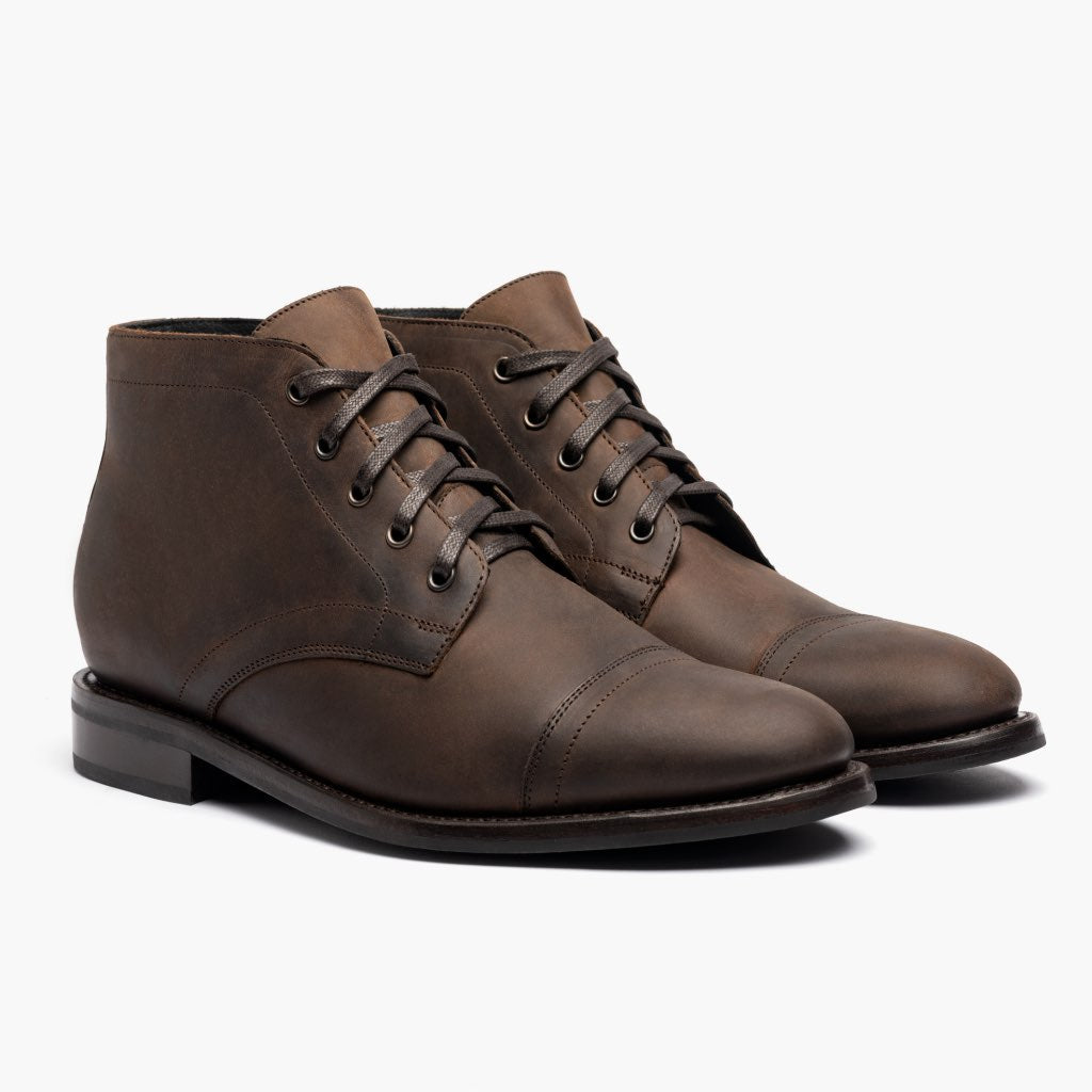 Cadet Tobacco ტყავის ჩექმები მამაკაცის in Classic Full-Grain Leather - გვერდითი ხედი | შეიძინეთ ონლაინ