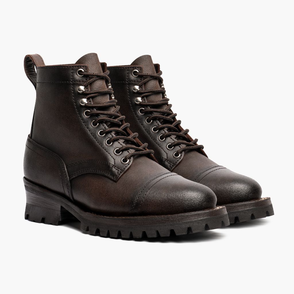Challenger Canyon ტყავის ჩექმები მამაკაცის in Classic Full-Grain Leather - გვერდითი ხედი | შეიძინეთ ონლაინ