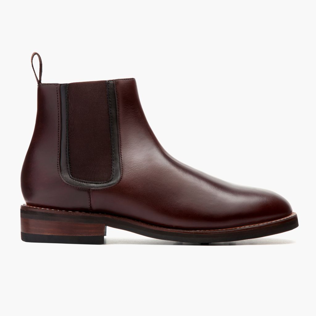 Brown Full-Grain leather Boots - Goodyear welt კონსტრუქცია და წინა ცხვირის დეტალი