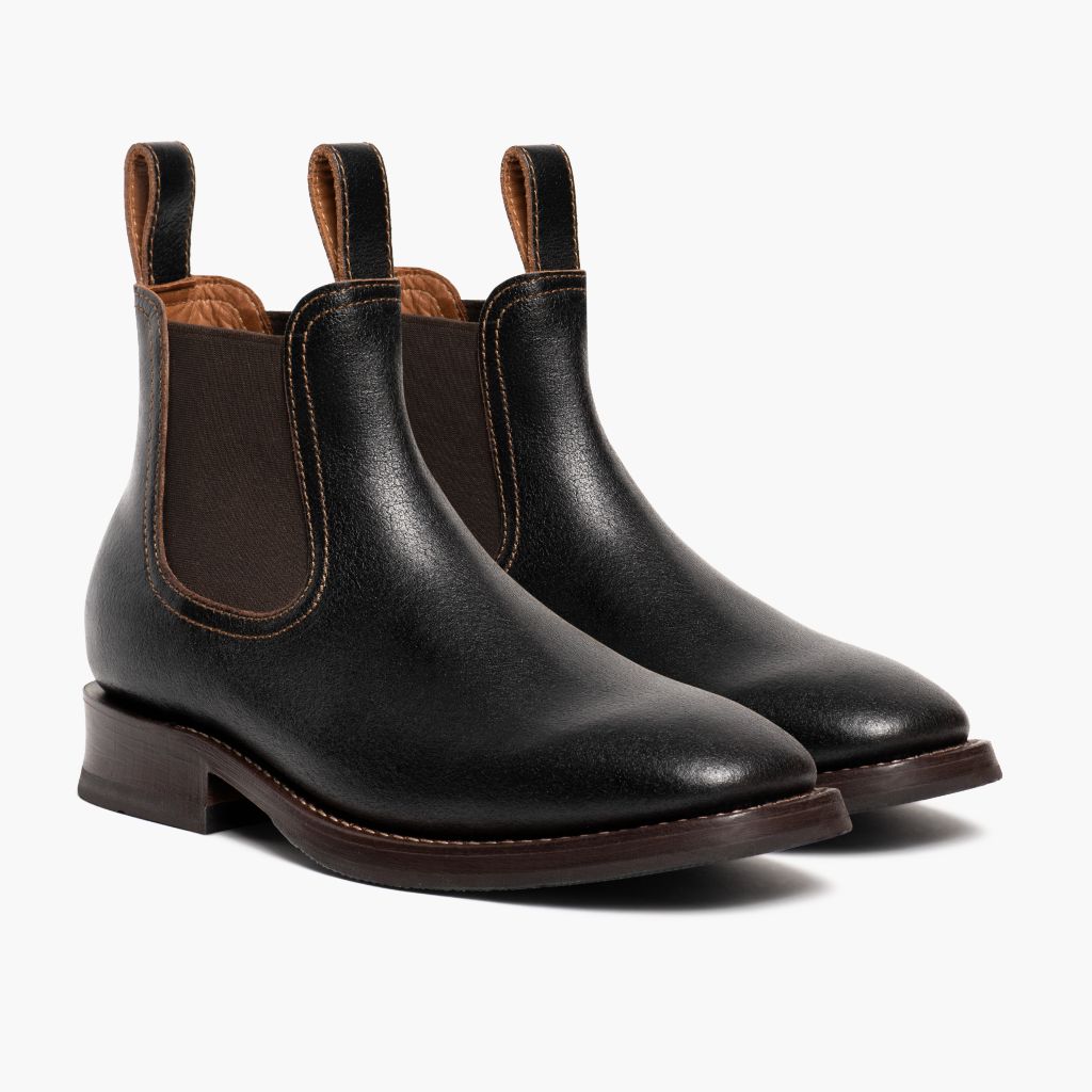 Journeyman Cacao ტყავის ჩექმები მამაკაცის in Classic Full-Grain Leather - გვერდითი ხედი | შეიძინეთ ონლაინ