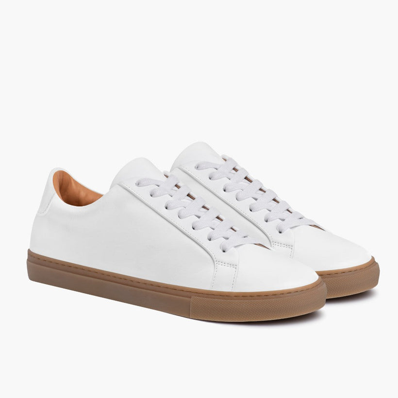 Legacy White Leather Sneakers მამაკაცის