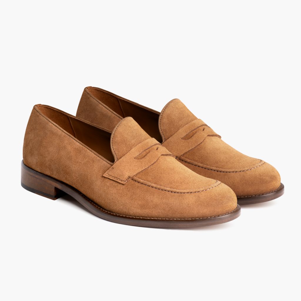 Lincoln Cider ტყავის ლოფერები მამაკაცის in Classic Full-Grain Leather - გვერდითი ხედი | შეიძინეთ ონლაინ