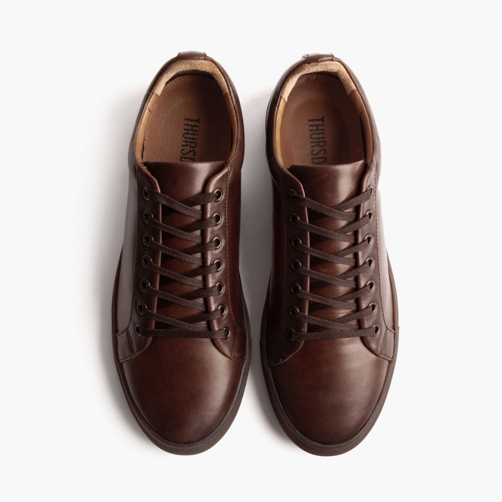 Premier Low Top Old English ტყავის კედები მამაკაცის For Men - გაძლიერებული ქუსლი და ზუსტი ორმაგი ნაკერი