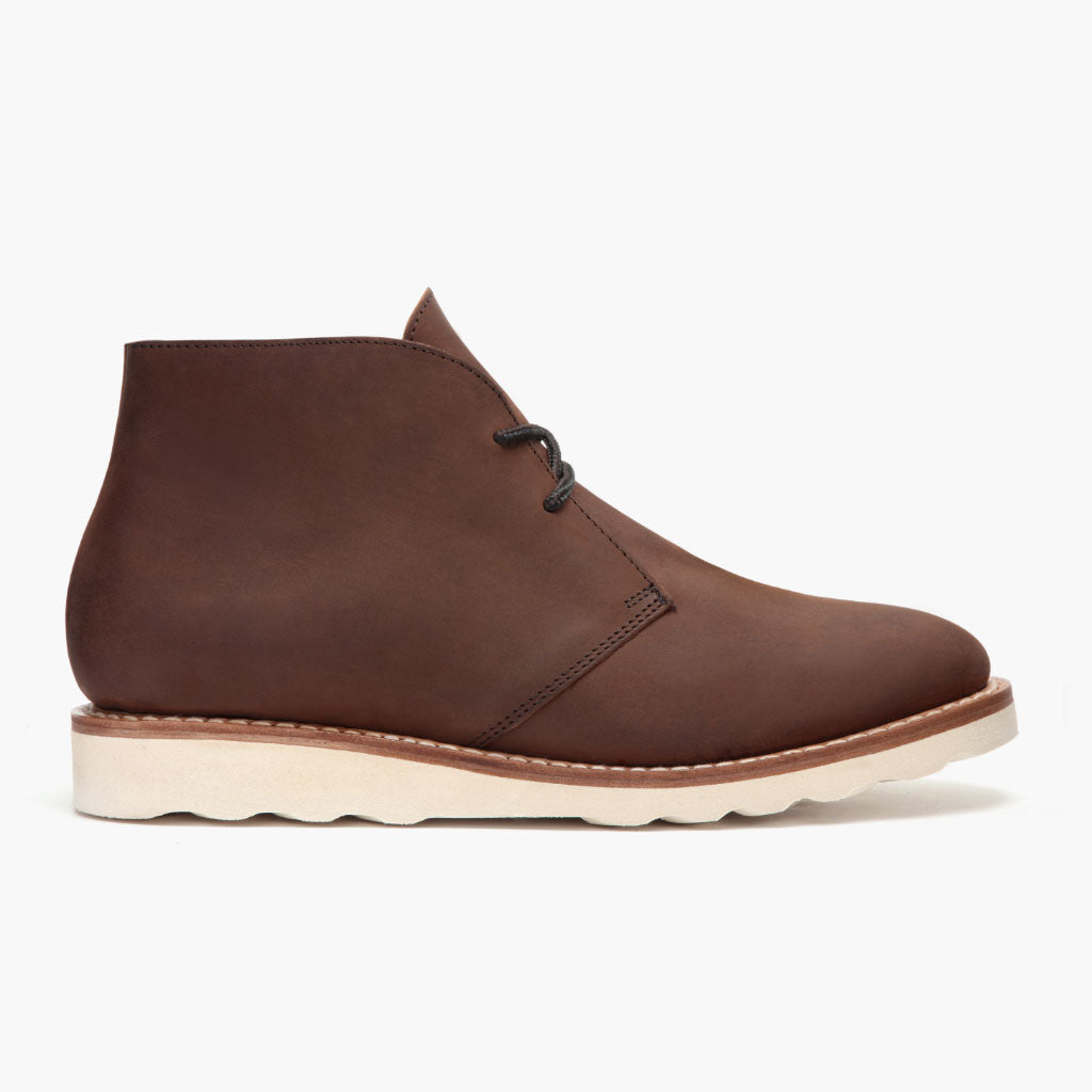 Classic Full-Grain leather Boots - Goodyear welt კონსტრუქცია და წინა ცხვირის დეტალი