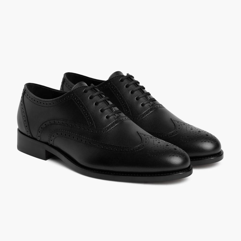 Aviator შავი Leather Loafers მამაკაცის