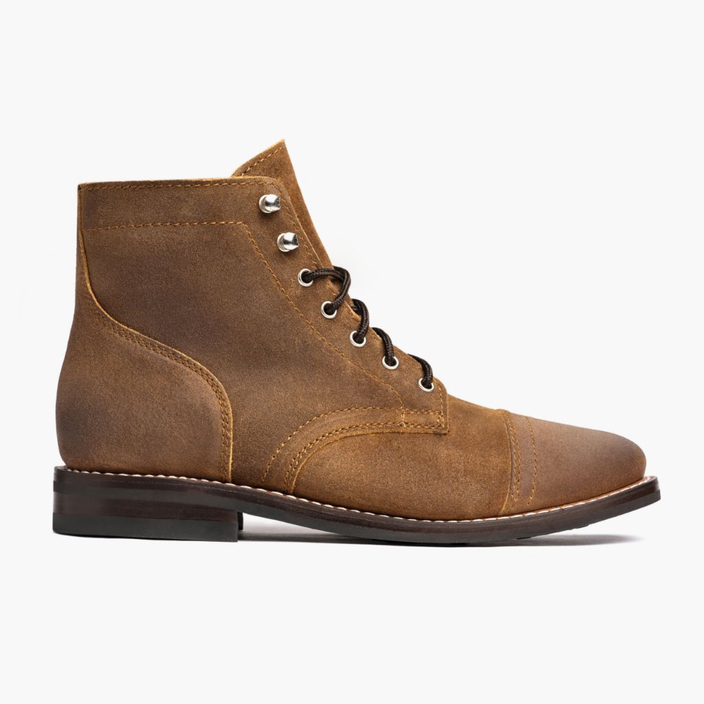 Classic Full-Grain leather Boots - Goodyear welt კონსტრუქცია და წინა ცხვირის დეტალი