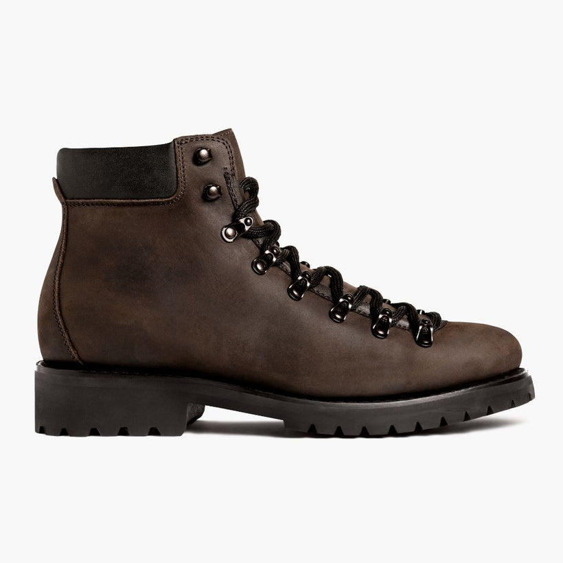 Commander Tobacco Leather Boots მამაკაცის