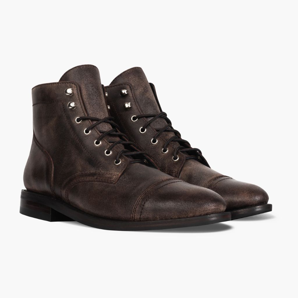 Captain Canyon ტყავის ჩექმები მამაკაცის in Classic Full-Grain Leather - გვერდითი ხედი | შეიძინეთ ონლაინ