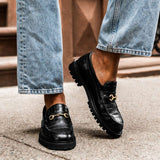 Cushioned Leather Insole & Ergonomic Arch Support Construction Detail