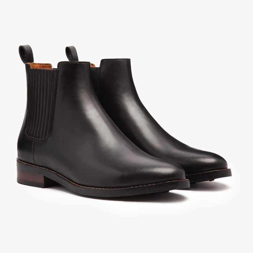 Dreamer შავი Leather Boots ქალის