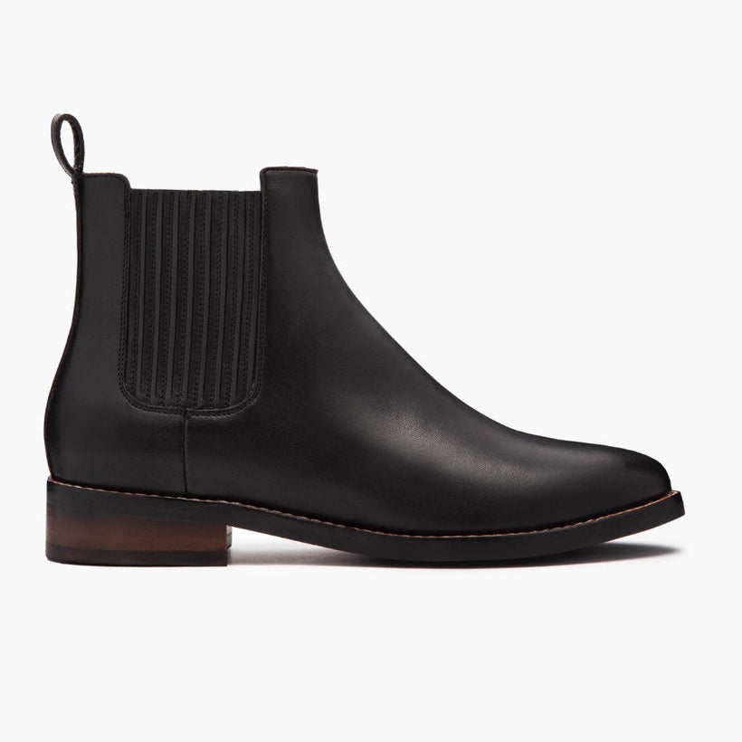 Dreamer შავი Leather Boots ქალის