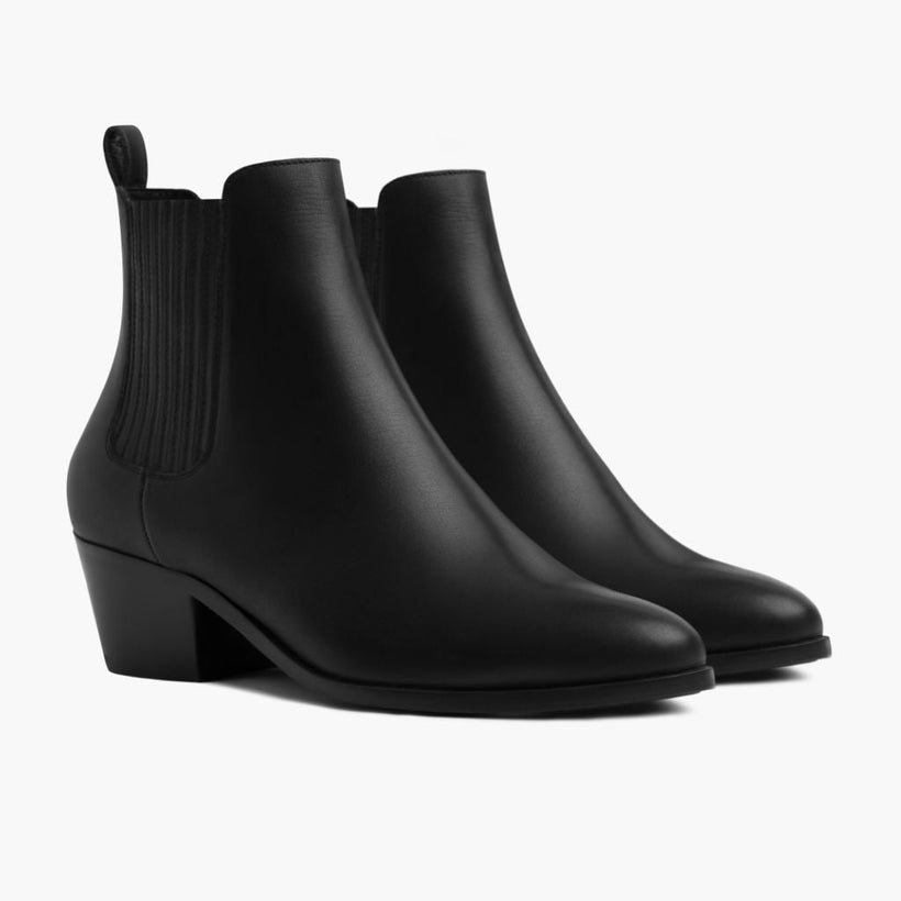 Dreamer Bootie შავი Leather Boots ქალის