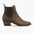 Dreamer Bootie Tobacco ტყავის ჩექმები ქალის
