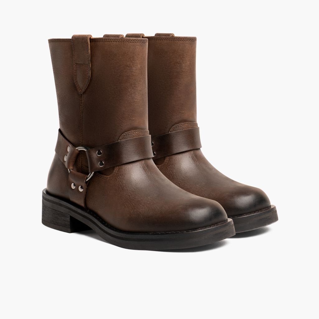 Classic Full-Grain leather Boots - Goodyear welt კონსტრუქცია და წინა ცხვირის დეტალი