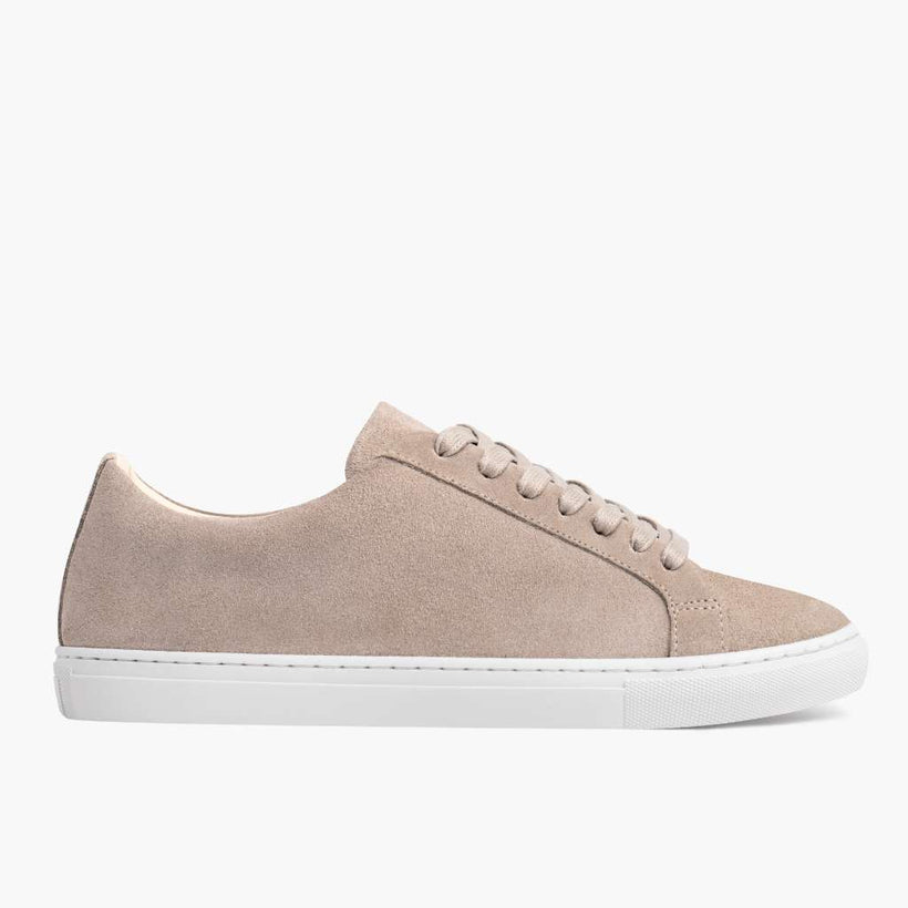 Premier Low Top Latte Leather Sneakers ქალის