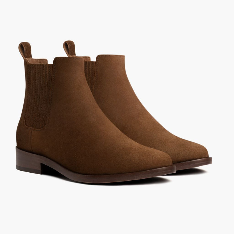 Dreamer Cinnamon Leather Boots ქალის