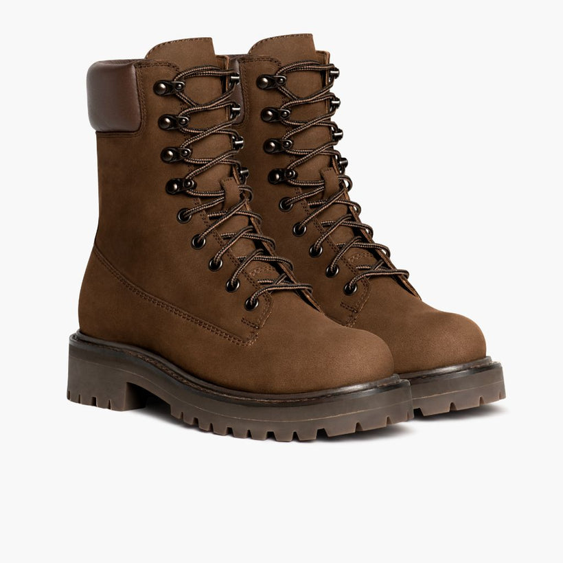 Explorer ტანი Matte ტყავის ჩექმები ქალის