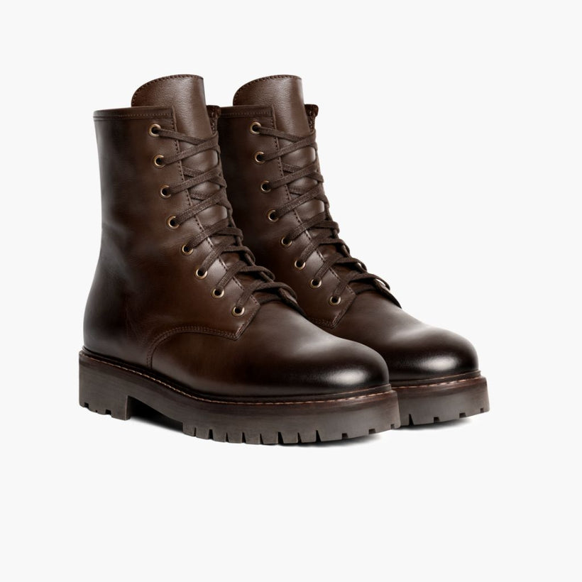 Combat Java Leather Boots ქალის