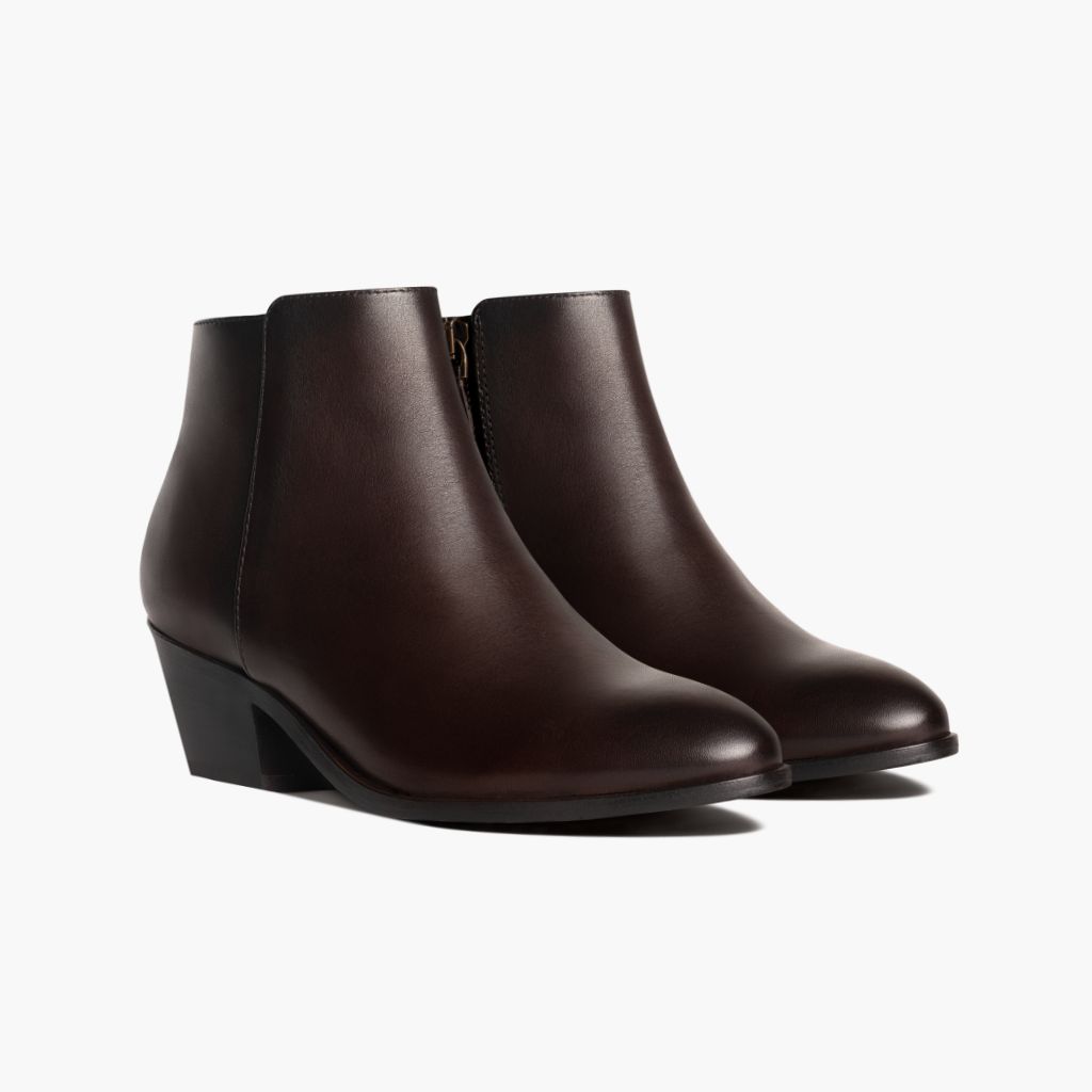 Classic Full-Grain leather Boots - Goodyear welt კონსტრუქცია და წინა ცხვირის დეტალი