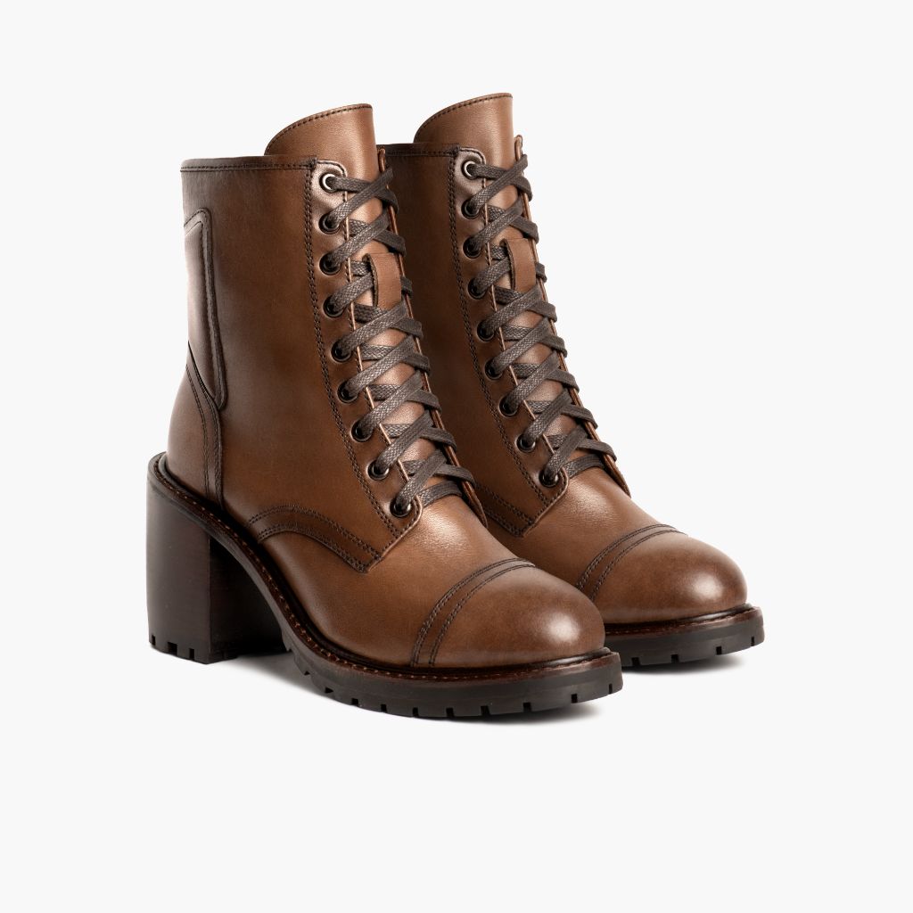 Classic Full-Grain leather Boots - Goodyear welt კონსტრუქცია და წინა ცხვირის დეტალი