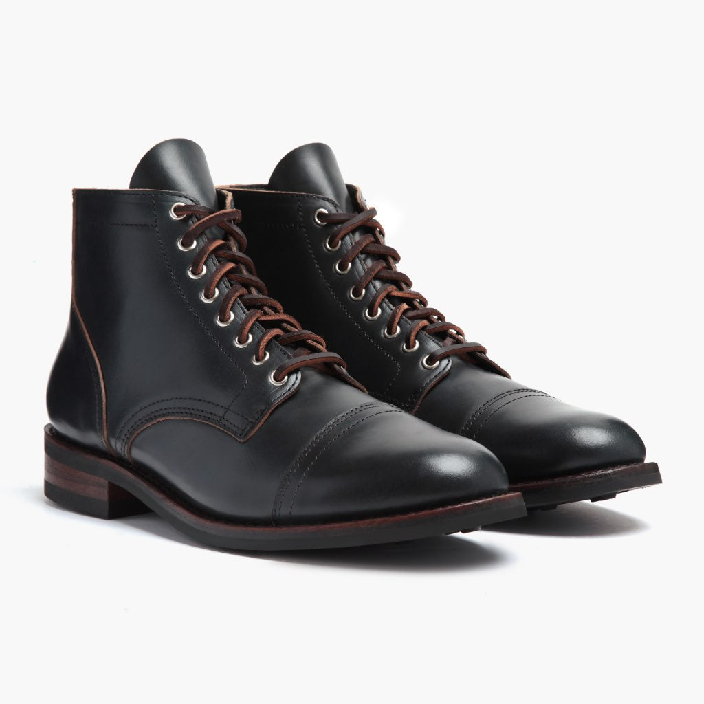 Vanguard Indigo ტყავის ჩექმები მამაკაცის For Men in Classic Full-Grain Leather - გვერდითი ხედი | შეიძინეთ ონლაინ