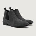 Clarkson Chelsea Grey Suede ტყავის ჩექმები - StudGuard მამაკაცის