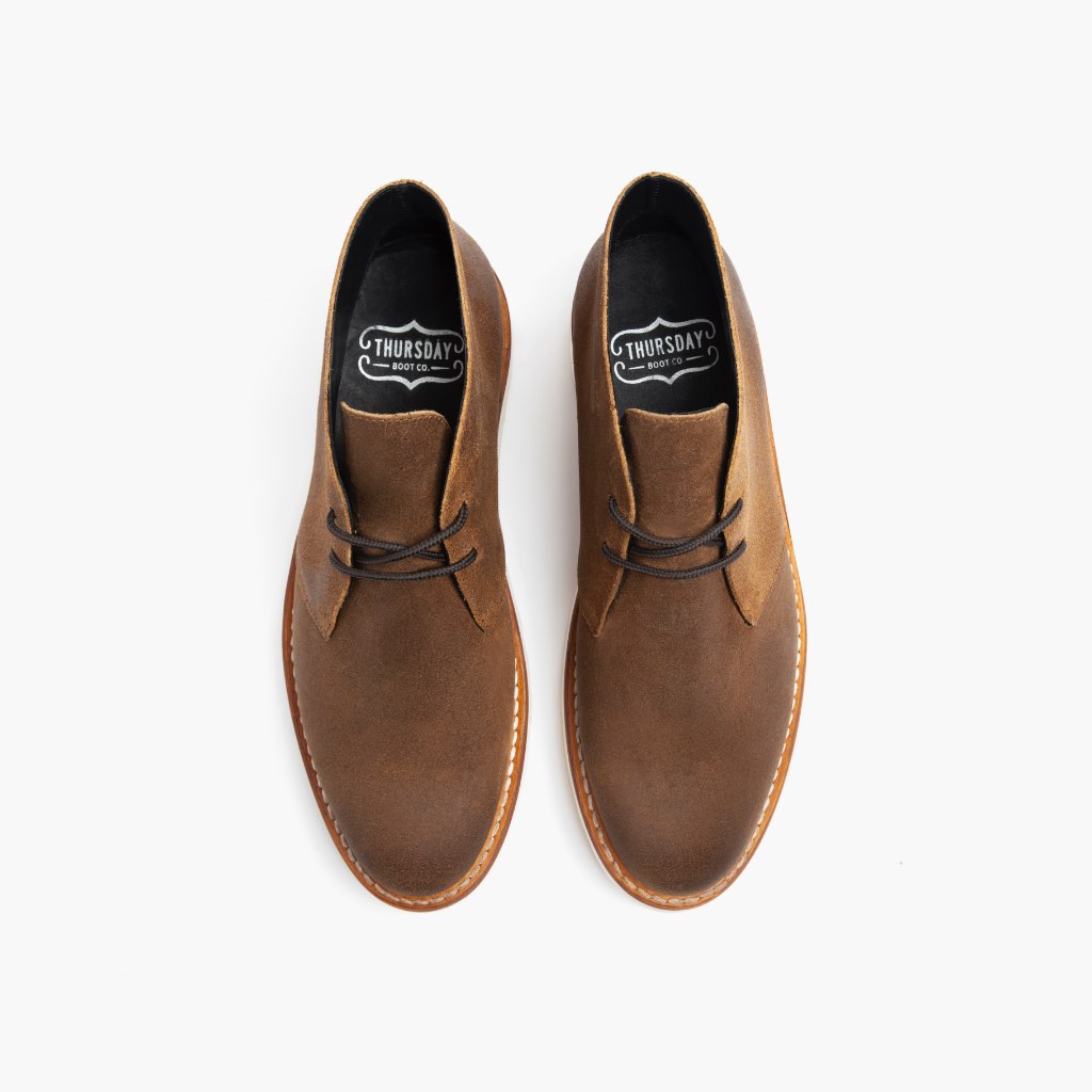 Scout Safari ტყავის ჩექმები მამაკაცის For Men - გაძლიერებული ქუსლი და ზუსტი ორმაგი ნაკერი
