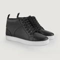 Marty High Top შავი ტყავის კედები მამაკაცის