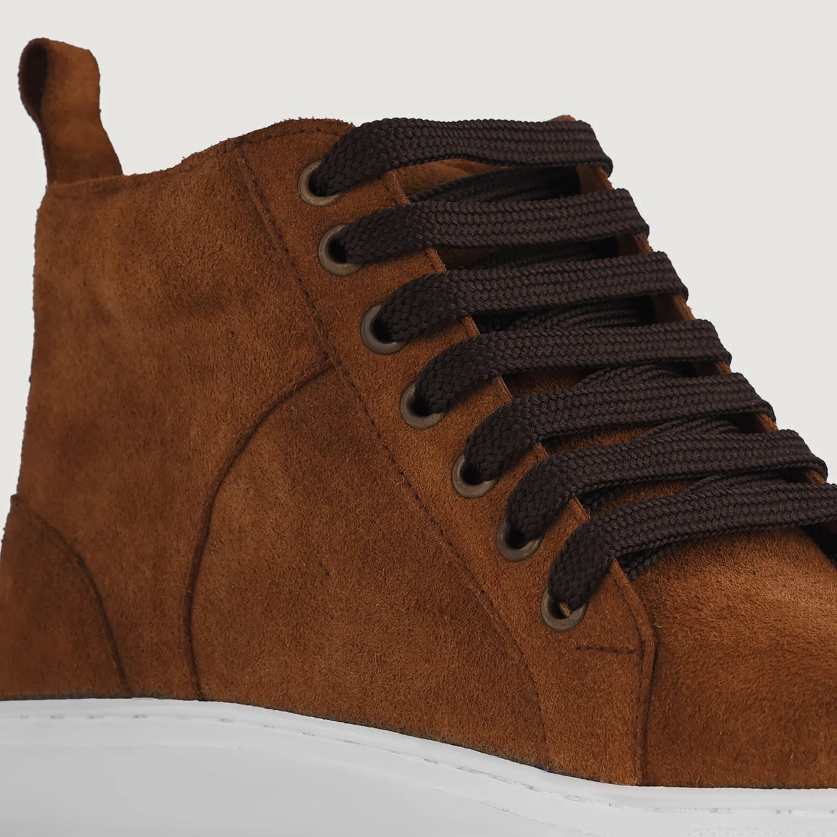 Orlaven Marty High Top ყავისფერი Suede ტყავის კედები მამაკაცის footwear image 9