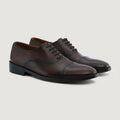 Professor Oxford Burnished ყავისფერი ტყავის ფეხსაცმელი მამაკაცის