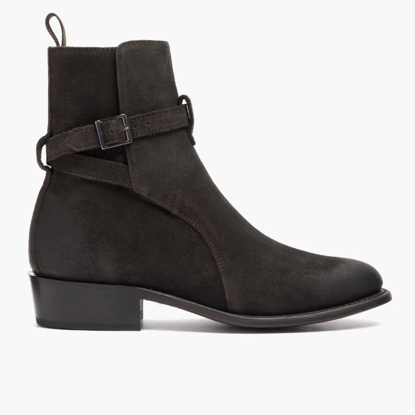 Rogue Dark Olive Suede ტყავის ჩექმები მამაკაცის