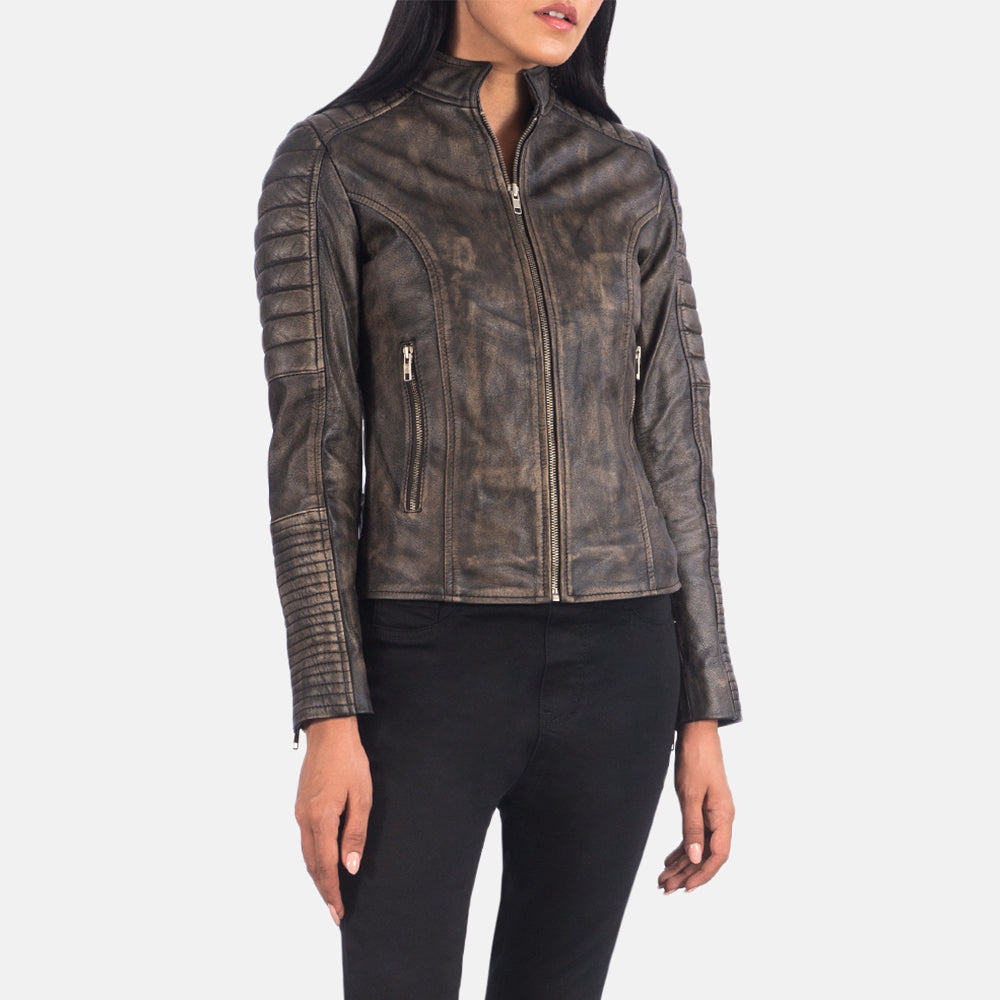 
შიდა სარჩულის ხედი Showing Quilted Polyester Lining & ორი ფუნქციური შიდა ჯიბე
