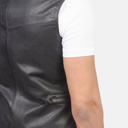 
შიდა სარჩულის ხედი Showing Quilted Polyester Lining & ორი ფუნქციური შიდა ჯიბე