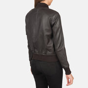 Authentic Sheepskin Leather with Semi-aniline Finish Grain Texture & Heavy-Duty Seam Stitching Detail