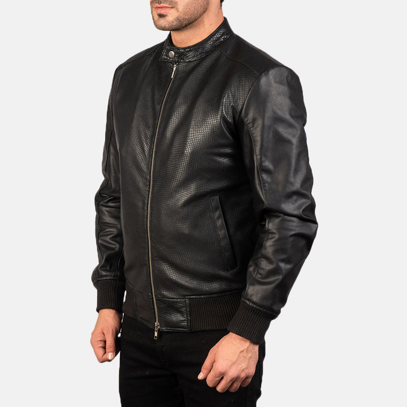 Avan ტყავის ბომბერი მამაკაცის
