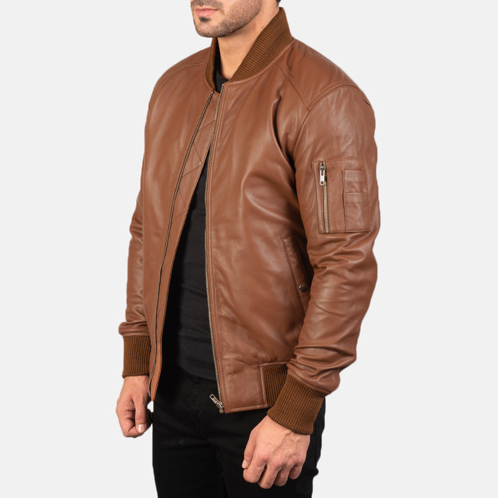 
Bomia MA-1 ტყავის ბომბერი მამაკაცის – alternate product view 2