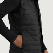 
შიდა სარჩულის ხედი Showing Quilted Viscose Lining & ორი ფუნქციური შიდა ჯიბე