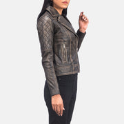 
შიდა სარჩულის ხედი Showing Quilted Polyester Lining & ორი ფუნქციური შიდა ჯიბე