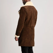 
Charles ტყავის პალტო ყავისფერი Shearling ტყავის პალტო მამაკაცის – alternate product view 5