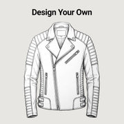 
Design Your Custom Leather Jacket | Free Shipping & Alteration in Classic Full-Grain Leather - წინა ხედი და მორგებული სილუეტი | შეიძინეთ ონლაინ