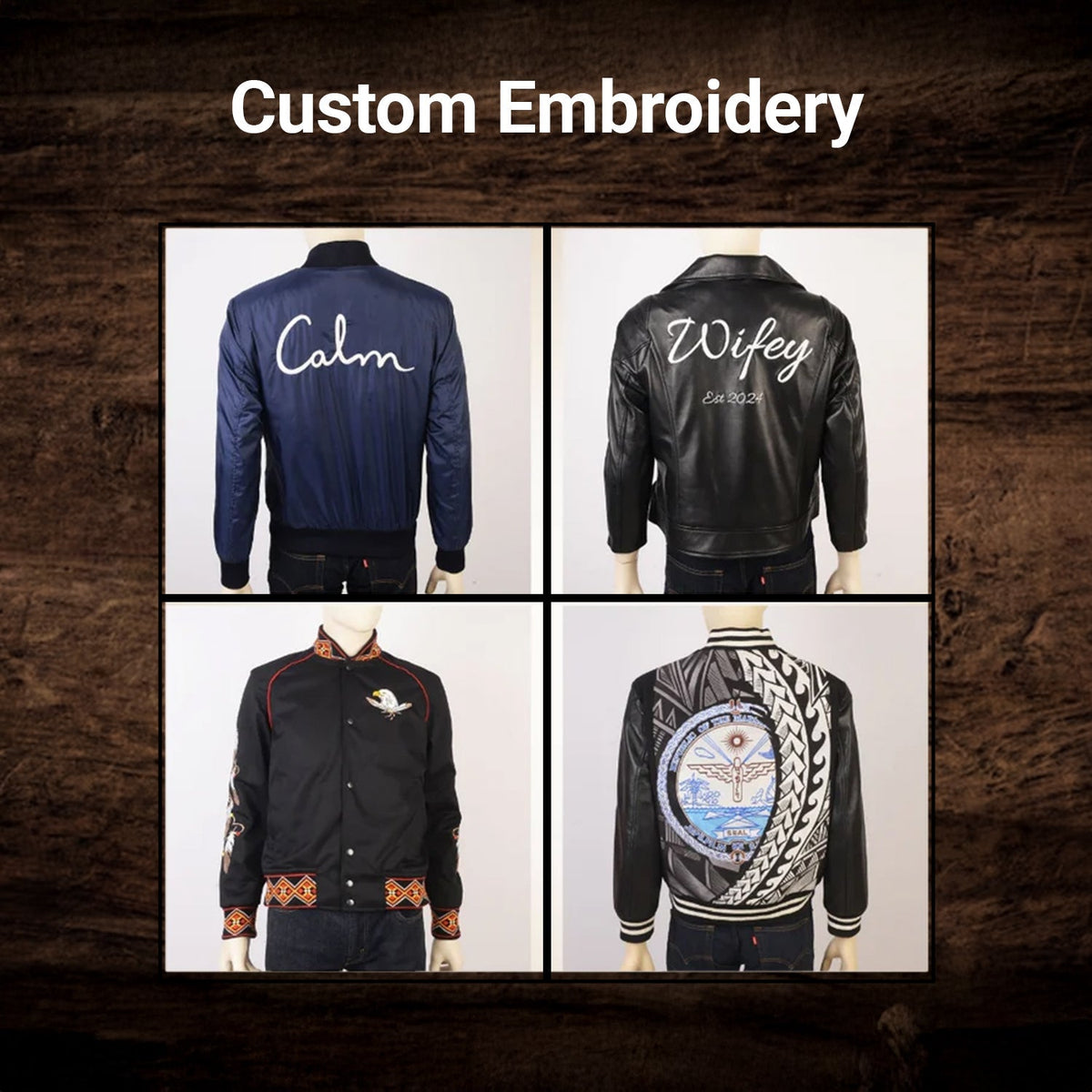 
Design Your Own ტყავის ქურთუკი ქალის – alternate product view 10